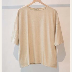 NWT Ichi Antiquites Pullover in Natural- One Size (listing as a Medium)